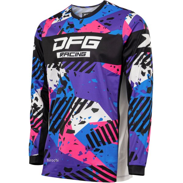 ディーエフジー DFG ソリッド ジャージ 紫/青/ピンク 2XL G5735 JP店