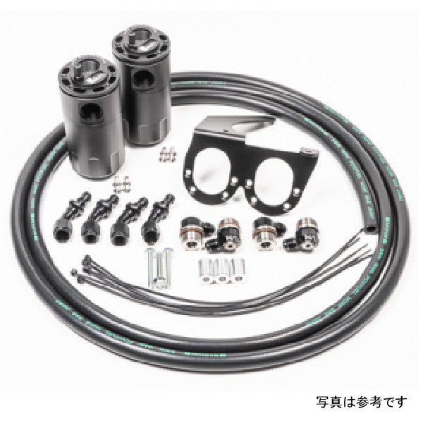 【USA在庫あり】 Radium Engineering ニッサン R35 GT-R Dual Catch Can キット CCV Fluid Lock rad20-0555-FL JP店
