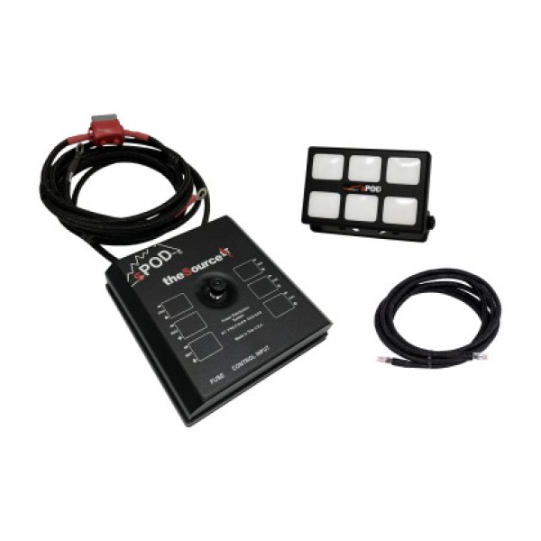【USA在庫あり】 Spod SourceLT w/ Mini6 for Universal w/ 84インチ バッテリーケーブル spoSL-M6-UNI-84 JP店