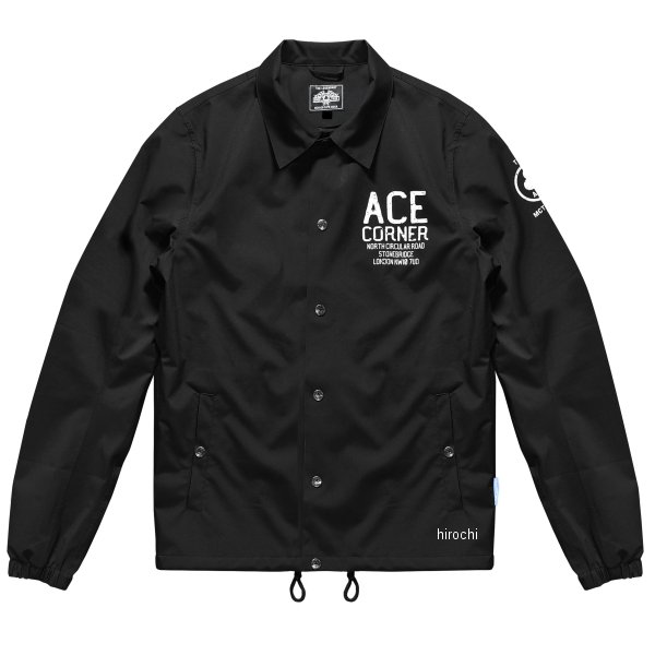 【メーカー在庫あり】 エースカフェロンドン ACE CAFE LONDON 春夏モデル ウォータープルーフコーチジャケット 黒 Lサイズ AS2501WS JP店