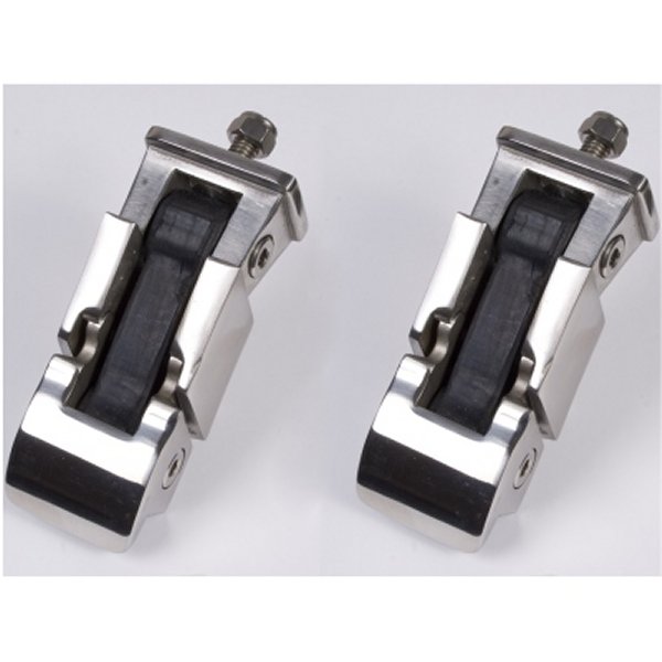 【USA在庫あり】 Rugged Ridge 97-06 Jeep ラングラー TJ Stainless Steel Hood Catch Set rug11116.02 JP店