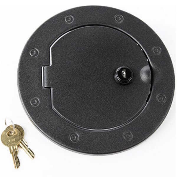 【USA在庫あり】 Rugged Ridge 07年-18年 Jeep ラングラー JK Textured Black Locking Gas Cap Door rug11229.06 JP店
