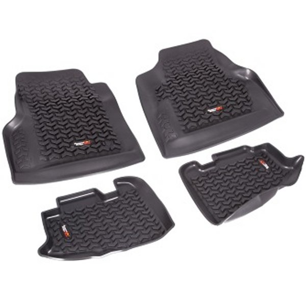 【USA在庫あり】 Rugged Ridge Floor Liner Front/Rear Black 97年-06年 Jeep ラングラー TJ rug12987.10 JP店