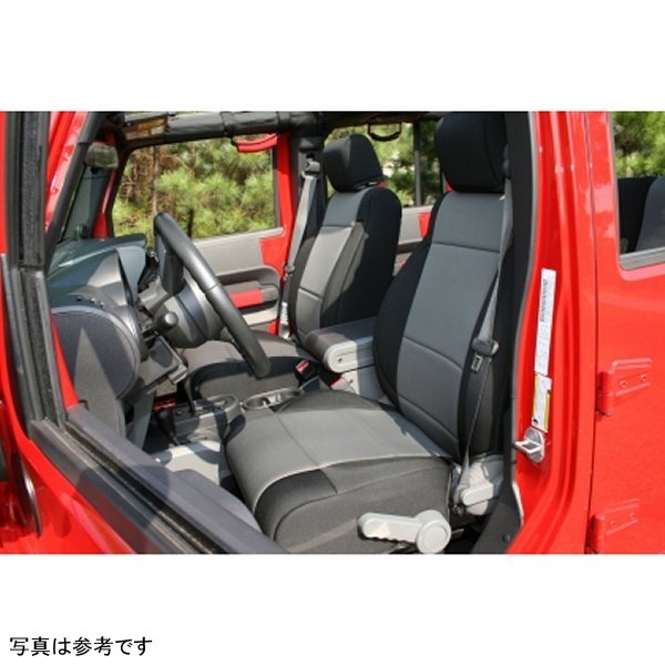 【USA在庫あり】 Rugged Ridge Neoprene フロント Seat Covers 07-10 Jeep ラングラー JK rug13214.09 JP店