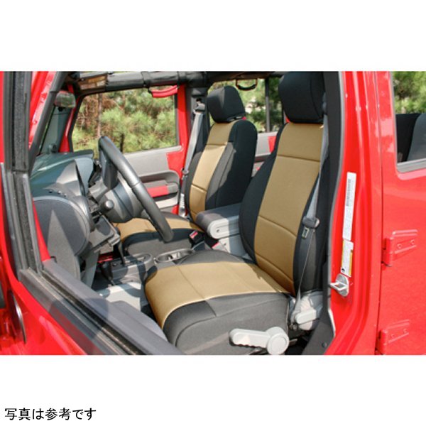 【USA在庫あり】 Rugged Ridge Neoprene フロント Seat Covers 11-18 Jeep ラングラー JK rug13215.04 JP店