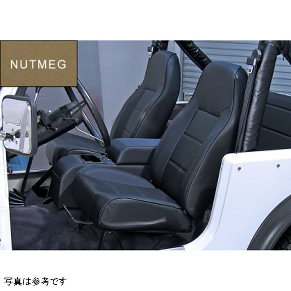 【USA在庫あり】 Rugged Ridge High-Back フロント Seat Non-Recline Nutmeg 76-02 CJ&Wra rug13401.07 JP店