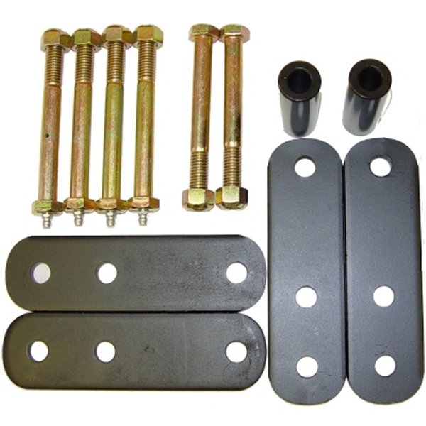 【USA在庫あり】 Rugged Ridge HD フロント リーフスプリング Shackles 1-In Lift 87-95 Jeep ラングラー YJ rug18265.14 JP店