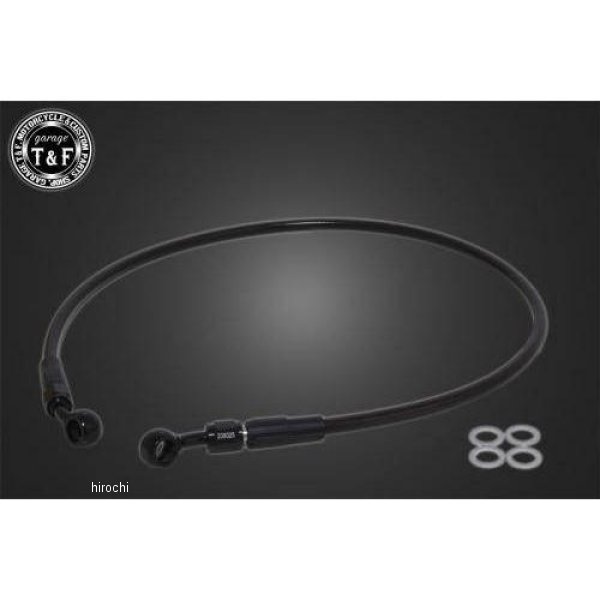 ガレージT&F ステンメッシュブレーキホース ブラックコート仕様 800mm レブル250 612067 JP店|株式会社ヒロチー商事 店