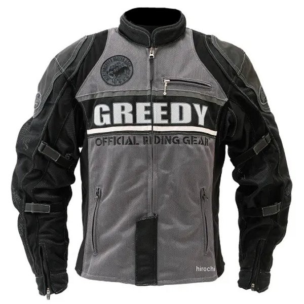 GNS-061 グリーディー GREEDY 春夏モデル スポーツメッシュジャケット グレー LLサイズ GRGNS061GYX JP店｜株式会社ヒロチー商事 店