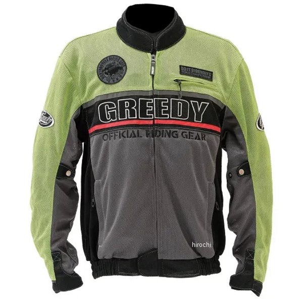GNS-062 グリーディー GREEDY 春夏モデル ツーリングメッシュジャケット 緑 4Lサイズ GRGNS062GR4 JP店