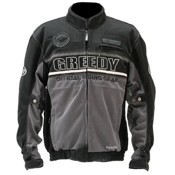 GNS-062 グリーディー GREEDY 春夏モデル ツーリングメッシュジャケット グレー LLサイズ GRGNS062GYX JP店
