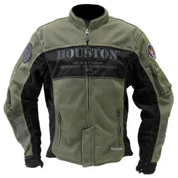 HTVA-2510S ヒューストン HOUSTON 春夏モデル M/C ライディングジャケット カーキ Lサイズ HTVA2510SKHL JP店|株式会社ヒロチー商事 店