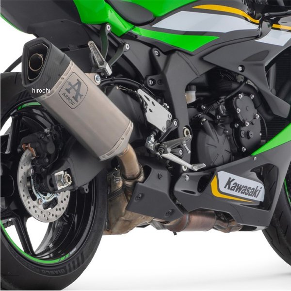 アロー Arrow スリップオンマフラー PISTA チタン 24年-25年 ZX-6R 636 71509PT-71790MI JP店｜株式会社ヒロチー商事 店