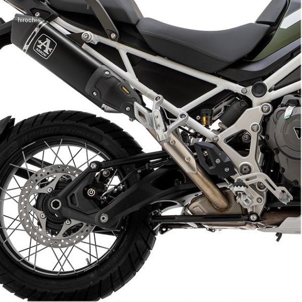 アロー Arrow スリップオンマフラー Veloce カバー付 アルミダーク 22年-24年 トライアンフ Tiger1200 72502VAN JP店|株式会社ヒロチー商事 店