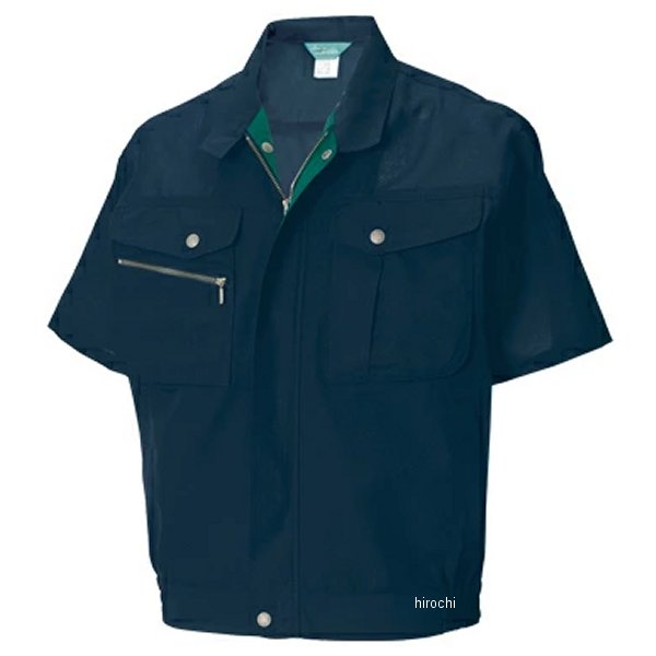 【メーカー在庫あり】 TSデザイン 半袖ブルゾン ネイビー LLサイズ 7156 JP店