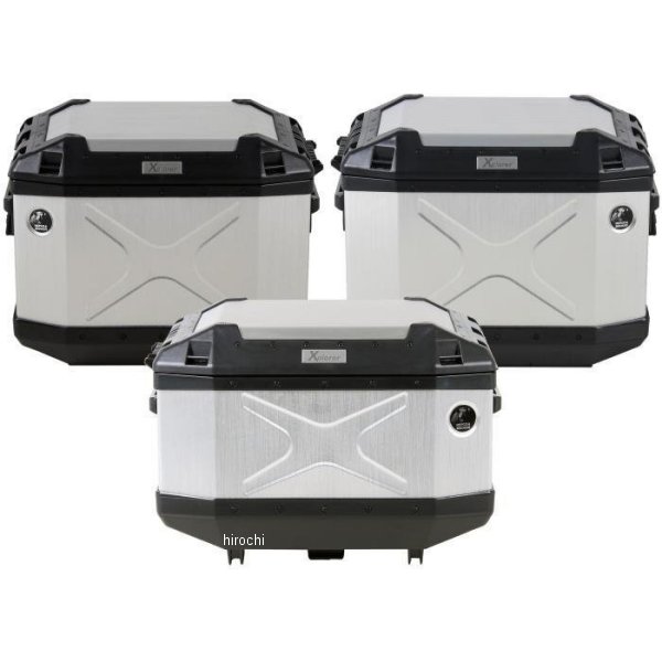 ヘプコアンドベッカー HEPCO&BECKER 3BOXセット XPLORER 45L/38L シルバー HBS-XPR-ALL-40-S JP店