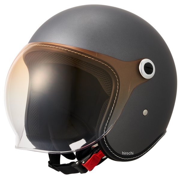 【メーカー在庫あり】 マルシン工業 MCJ6 BUBBLE RIDER MEN ジェットヘルメット フラットガンメタリック Lサイズ(56~57cm) 05301052 JP店