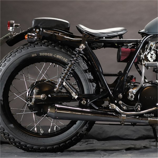 GOODS グッズ スリップオンマフラー REVERSE CONE MEGAPHONE MUFFLER SR400、SR500 クローム G4-00195 JP店