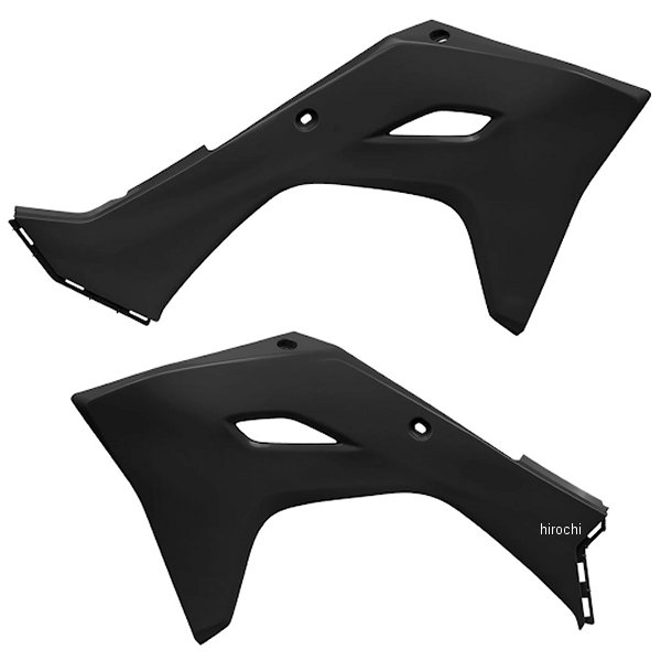 【メーカー在庫あり】 ユーフォープラスト UFO PLAST ラジエターシュラウド KX450 黒 F1105 JP店