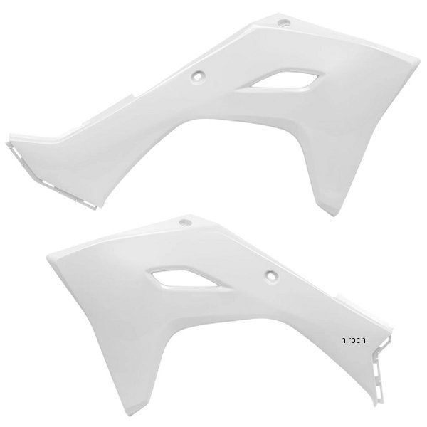 【メーカー在庫あり】 ユーフォープラスト UFO PLAST ラジエターシュラウド KX450 白 F1182 JP店