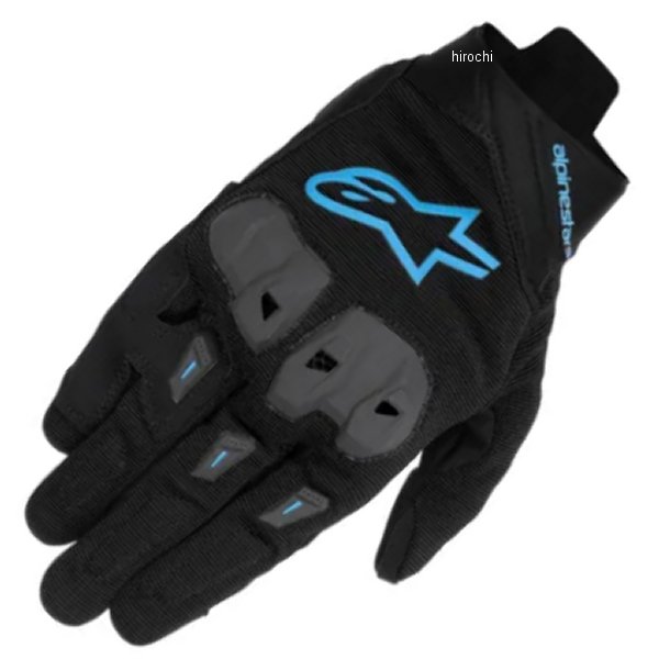 【メーカー在庫あり】 アルパインスターズ 春夏モデル グローブ SP X 1 GLOVE 1497 黒/ブライトブルー Sサイズ 3570125 JP店
