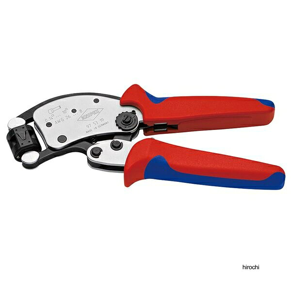 【メーカー在庫あり】 クニペックス KNIPEX Twistor ツイスターT フェルール用圧着プライヤー コンフォートハンドル 9753-19 JP店