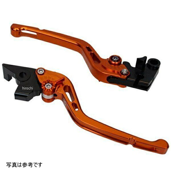 ユーカナヤ U-KANAYA GPタイプ アルミ削り出しビレットレバーセット GSX-S1000GT、GSX-S1000GX オレンジ SU051-150-0508 JP店