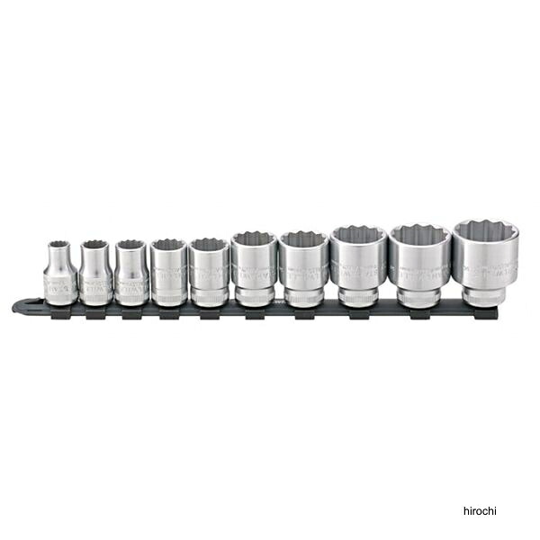 【メーカー在庫あり】 スタビレー STAHLWILLE 10個組 差込角1/2SQ ソケットセット レール付 12918/10-50 JP店