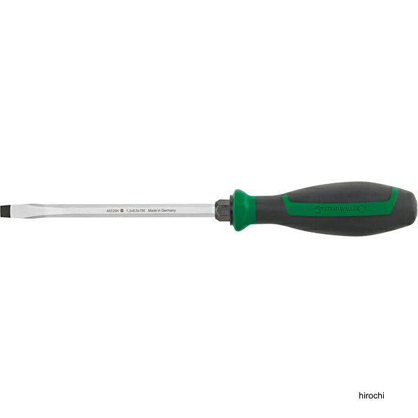 【メーカー在庫あり】 スタビレー STAHLWILLE DRALL+グリップ 4622SK-4貫通マイナスドライバー 刃先厚1.2×刃先幅8.0mm 4622SK-4N-SW JP店