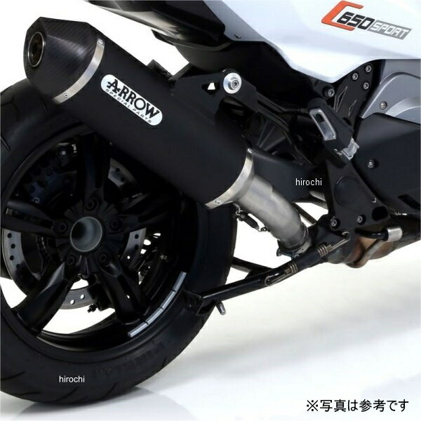 アロー ARROW スリップオンマフラー Race-Tech 触媒付 16年-20年 C650Sport アルミダーク 73512AKN+73009KZ JP店