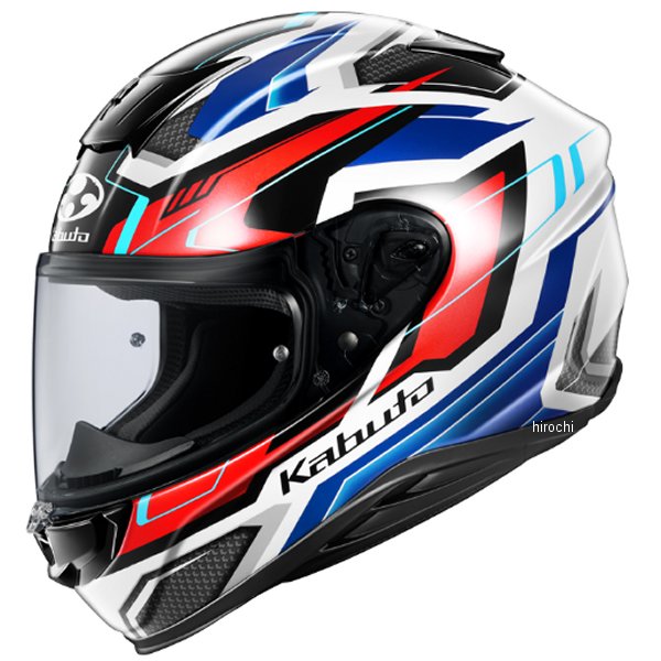 【メーカー在庫あり】 オージーケーカブト OGK KABUTO フルフェイスヘルメット AEROBLADE-6 ADACT ホワイトブルーレッド XLサイズ 4966094637842 JP店