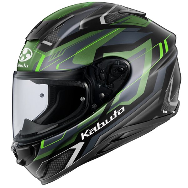 【メーカー在庫あり】 オージーケーカブト OGK KABUTO フルフェイスヘルメット AEROBLADE-6 ADACT フラットブラックグリーン XLサイズ 4966094637965 JP店