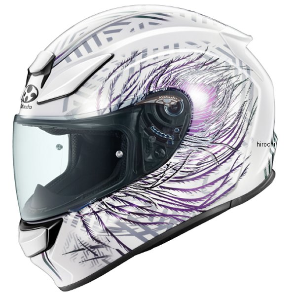 【メーカー在庫あり】 オージーケーカブト OGK KABUTO フルフェイスヘルメット SHUMA PLUME ホワイトパープル XLサイズ 4966094638023 JP店|株式会社ヒロチー商事 店