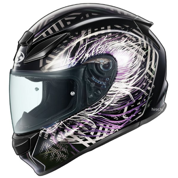 オージーケーカブト OGK KABUTO フルフェイスヘルメット SHUMA PLUME ブラックパープル XSサイズ 4966094638030 JP店|株式会社ヒロチー商事 店