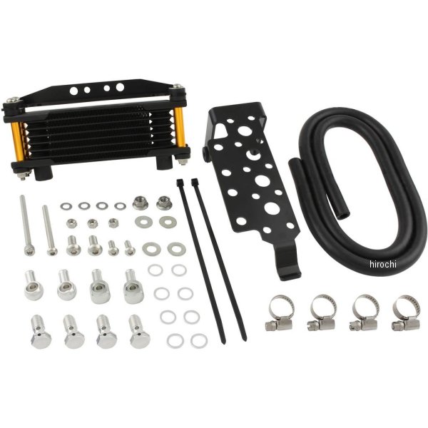 シフトアップ オイルクーラー フレームマウント エイプ50、エイプ100、XR50、XR100 ゴールドパイプ 201142-64 JP店｜株式会社ヒロチー商事 店