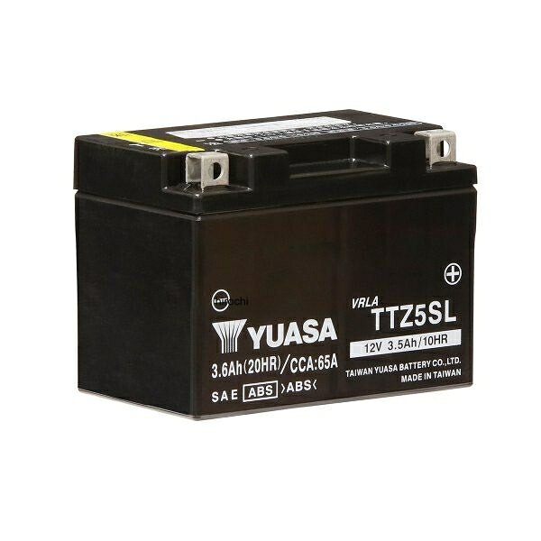 【メーカー在庫あり】 NBS バイクパーツセンター 台湾YUASA ユアサ バッテリー 液入り充電済み TTZ5SL 1131 JP店