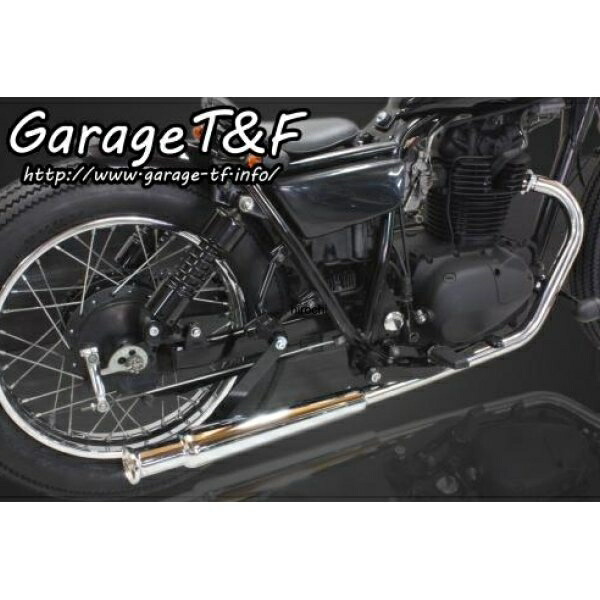 ガレージT＆F ステンレストランペットマフラー(ステンレス)フルエキタイプ 250TR 250TRML19 JP店