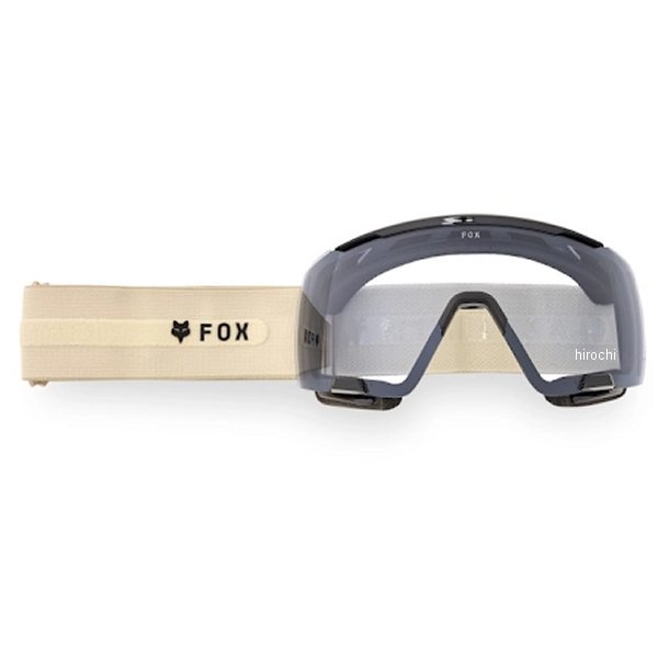 【メーカー在庫あり】 フォックス FOX MTB ピュアビューゴーグル 黒/クリアレンズ/クリームストラップ G5949 JP店｜株式会社ヒロチー商事 店