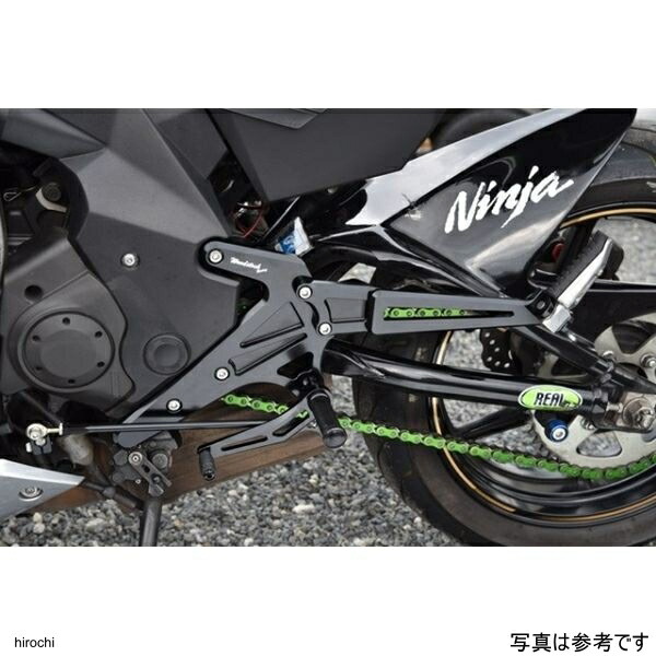 ウッドストック バックステップキット 4P Ninja400 タンデム仕様 シルバー WBS-K33-TS JP店｜株式会社ヒロチー商事 店