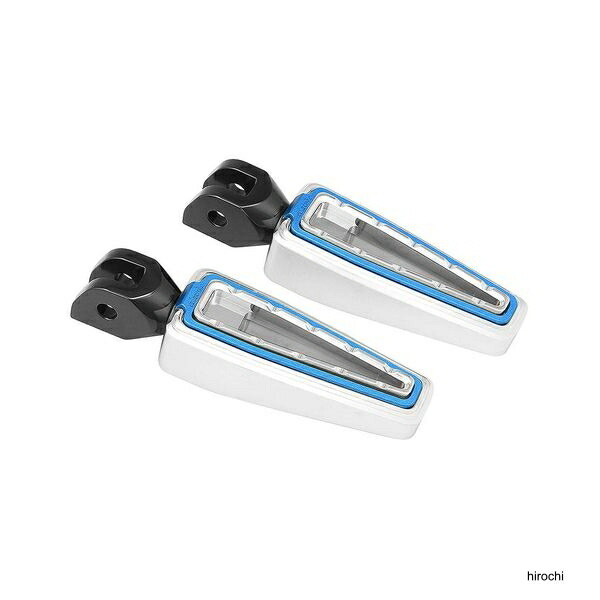 【メーカー在庫あり】 FANGSTER ファングスター フットペグ M8ソフテイル クローム/ブルー フロント 170189 JP店 20,720円