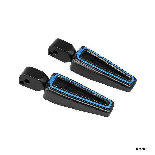 【メーカー在庫あり】 FANGSTER ファングスター フットペグ M8ソフテイル ブラック/ブルー リア 170192 JP店