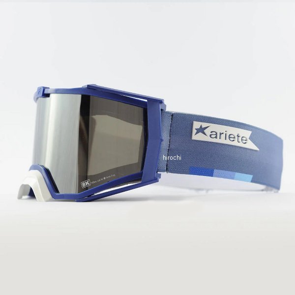 【メーカー在庫あり】 アリート ariete 8K TOP ゴーグル フレーム：ブルー/レンズ：スモーク/ストラップ：ブルー 4550646163936 JP店