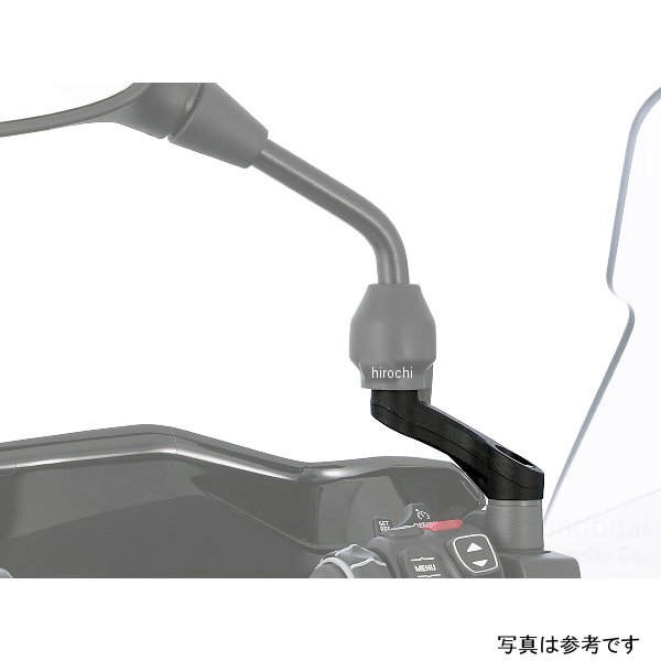 ワンダーリッヒ Wunderlich ワイド&ハイトアップ ミラーエクステンション ドゥカティ デザートX ブラック W70365-002 JP店
