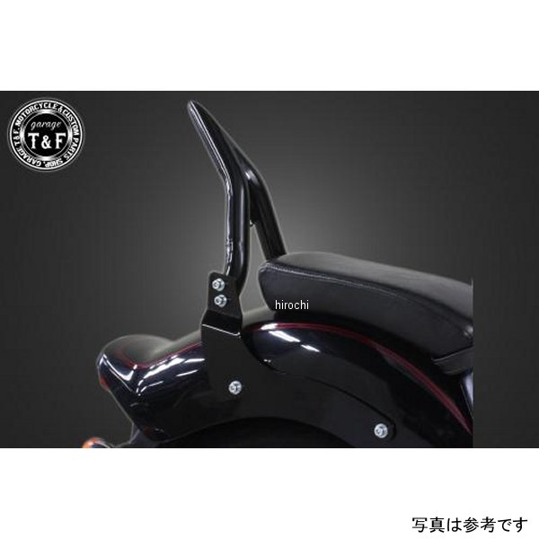 ガレージT&F ドラッグスター1100/クラシック 極太φ38シーシーバー(ショート)ブラック 純正フェンダー専用 702203 JP店
