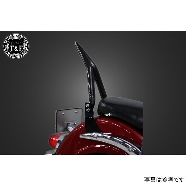 ガレージT&F イントルーダー400クラシック 極太φ38シーシーバーミディアム(ブラック)純正フェンダー専用 705303 JP店