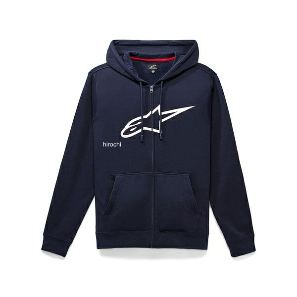 【メーカー在庫あり】 アルパインスターズ Zip フーディー エイジレス V3 ネイビー/ホワイト Sサイズ D8789 JP店