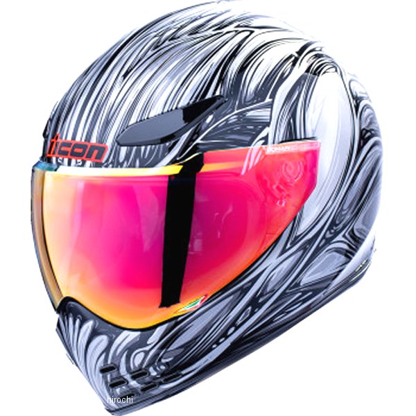 アイコン ICON フルフェイスヘルメット DOMAIN NOUVEAU シルバー 3Xサイズ 0101-18529 JP店