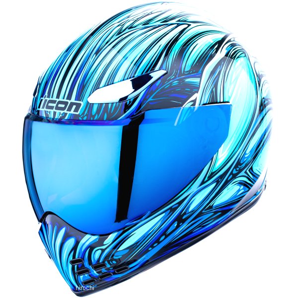 アイコン ICON フルフェイスヘルメット DOMAIN NOUVEAU ブルー XLサイズ 0101-18534 JP店