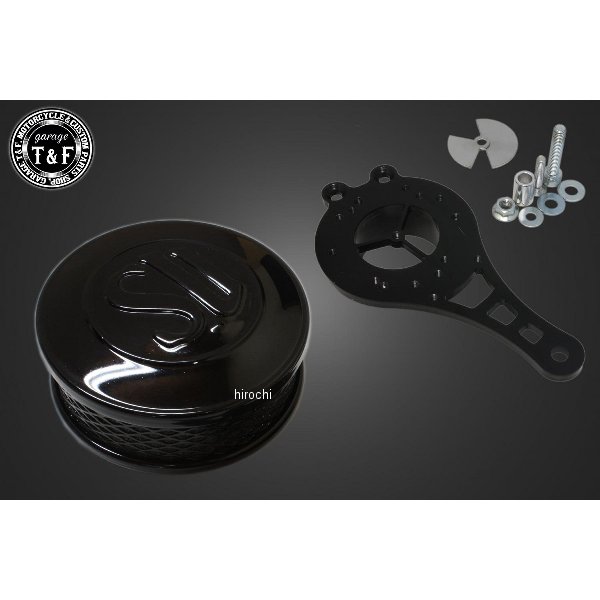 ガレージT&F SUエアクリーナーKIT (ブラック) ドラッグスター250 7082502 JP店