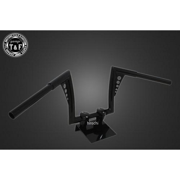 ガレージT&F 極太バットマンハンドル　10インチ 22.2mm ブラック 708266 JP店